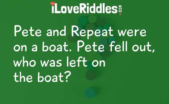 Pete And Repeat Riddle