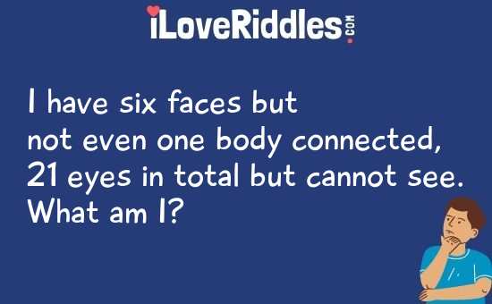 I Have Six Faces but Not Even One Body Connected