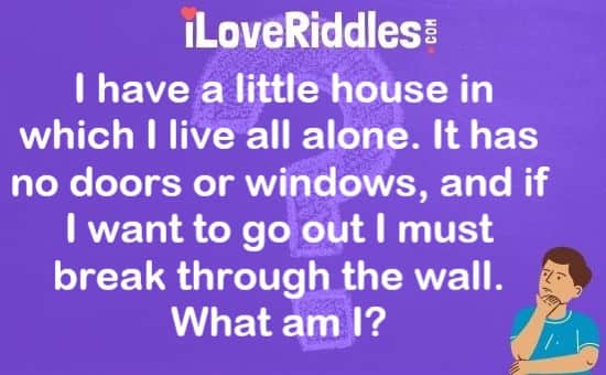 What Lives in a Tiny House All Alone Riddle
