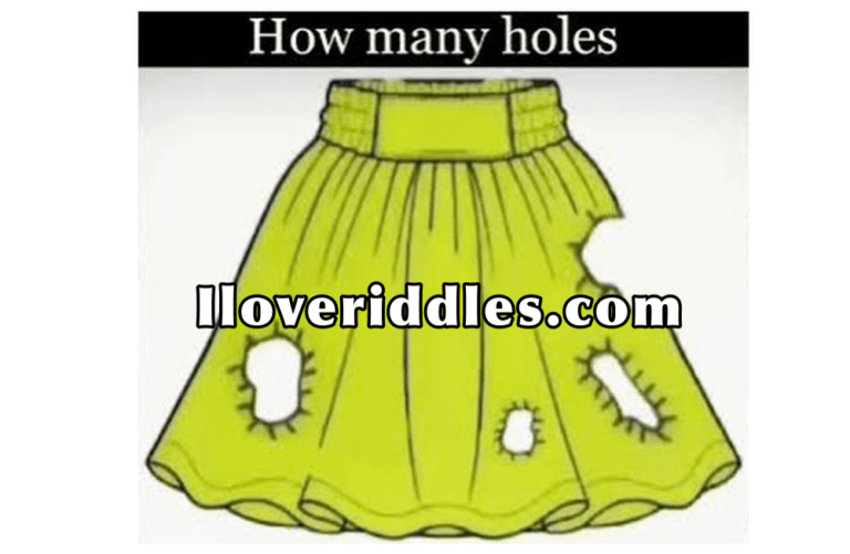 How Many Holes in the Skirt Riddle